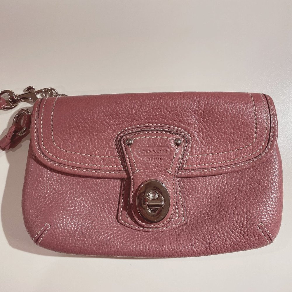 Coach Wristlet with Turn Buckle